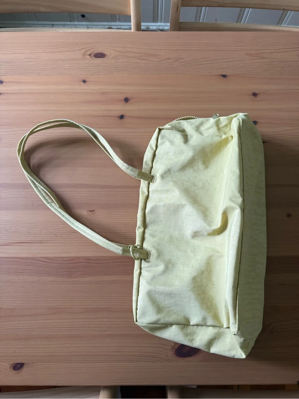 BAGGU Pale Yellow bowler bag - Picture 2 of 4